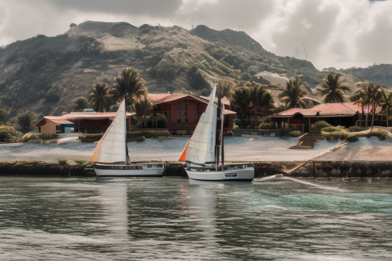 Foto Marina com alguns barcos